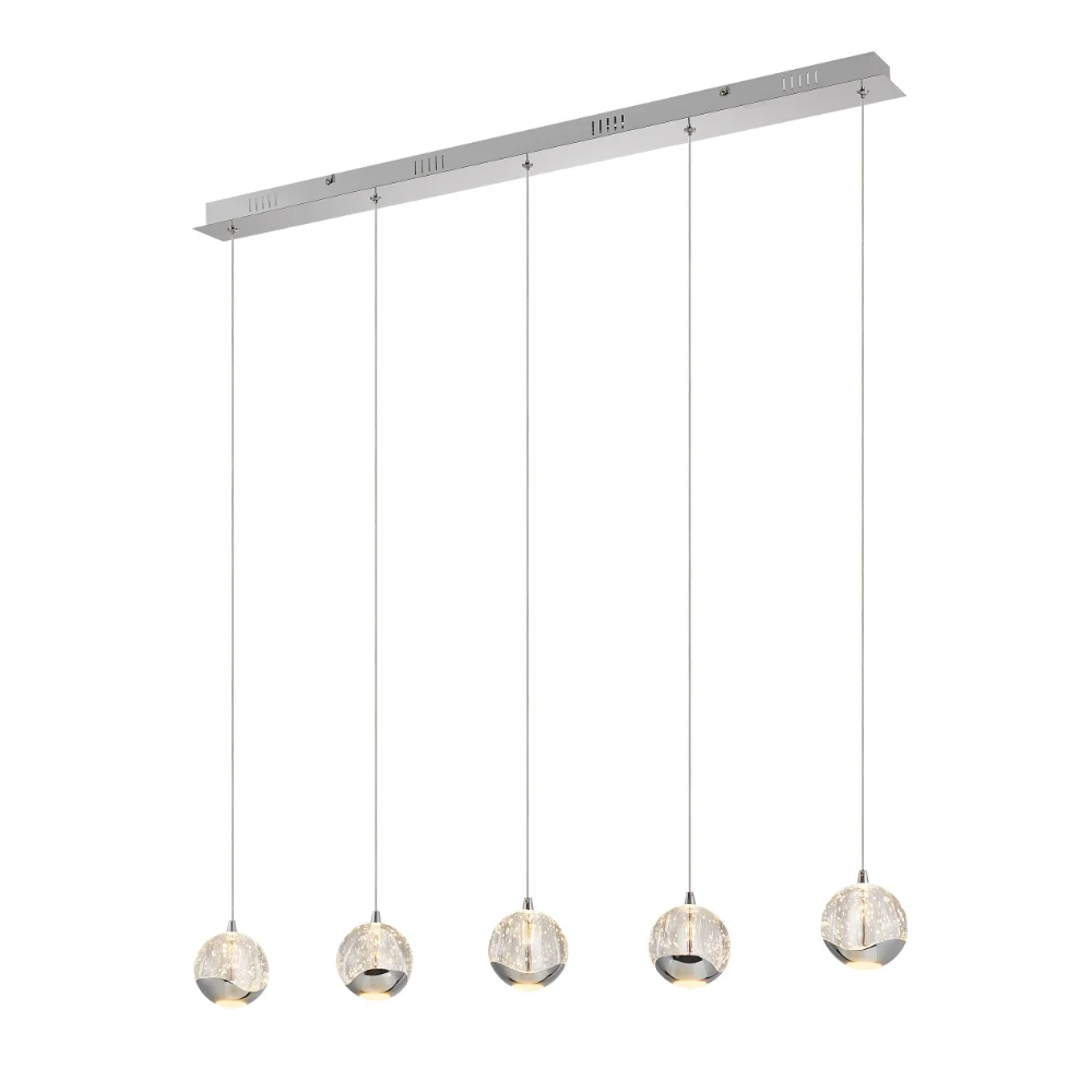 Pendant light SEGOVIA 5 Bar LED 25W CH