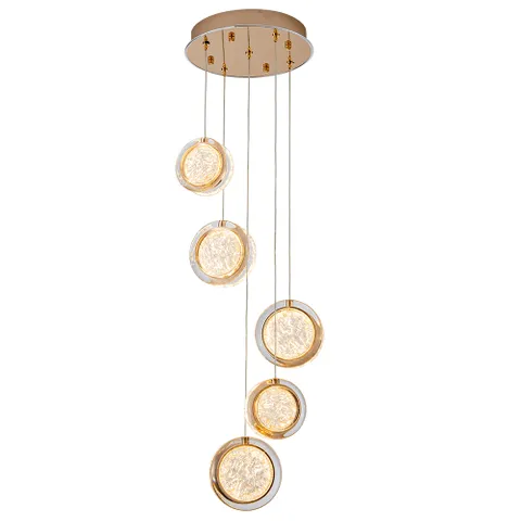 Pendant light Yoyo-5 LED 50W 3CCT GLD