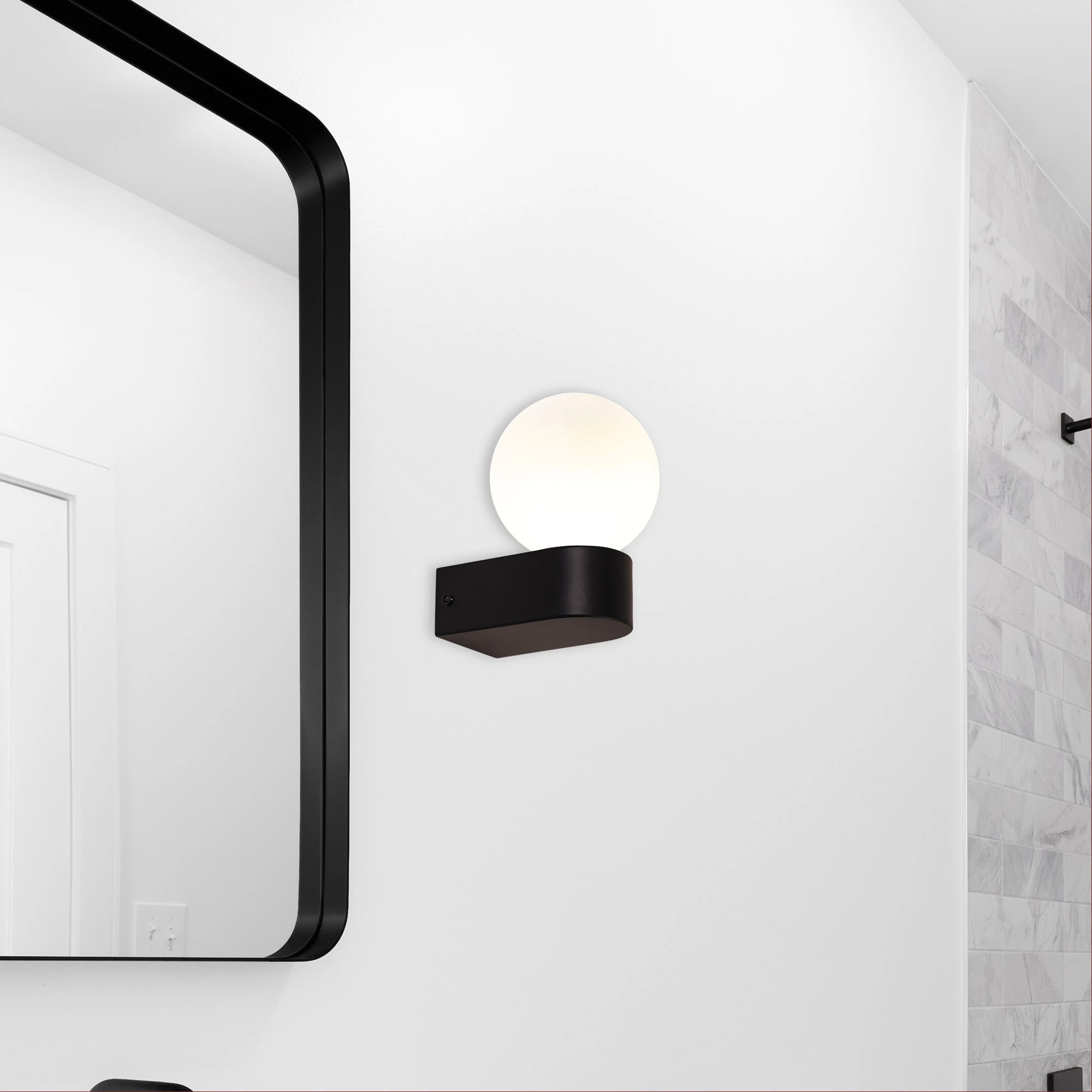 Wall light Minne G9 IP44 BLK