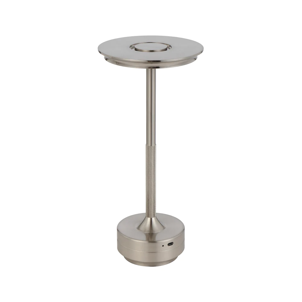 Rechargeable lamp ZICO 3w LED TOUCH 3CCT IP44 USB NICKEL