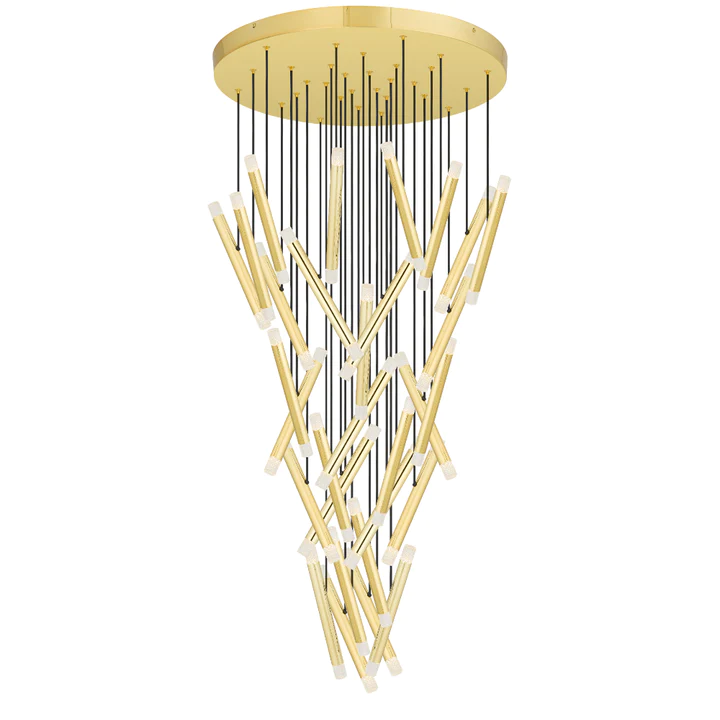 Pendant lamp MILAZO 60x1.5w LED 3000K IP20 NON-DIM GLD