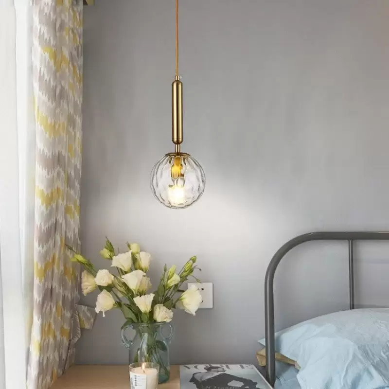 Pendant lamp TRATTINO 1 E27 brass