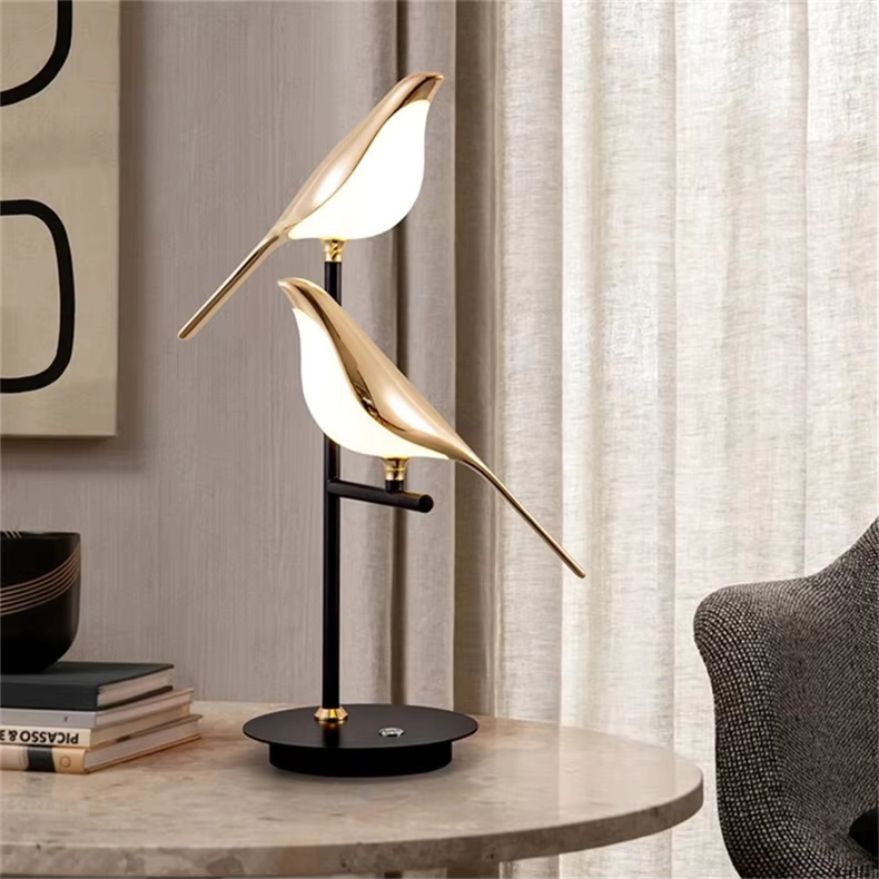 Table lamp Lind T2 Birds BL
