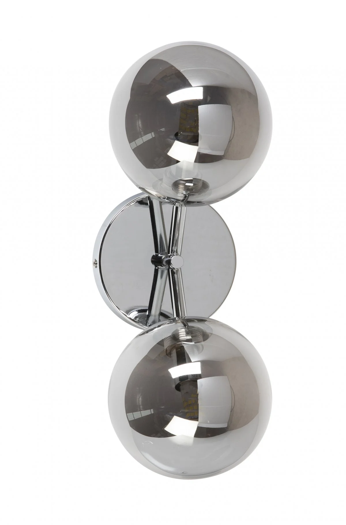 Wall light PASADENA-A2 Chrome-Smoke Glass