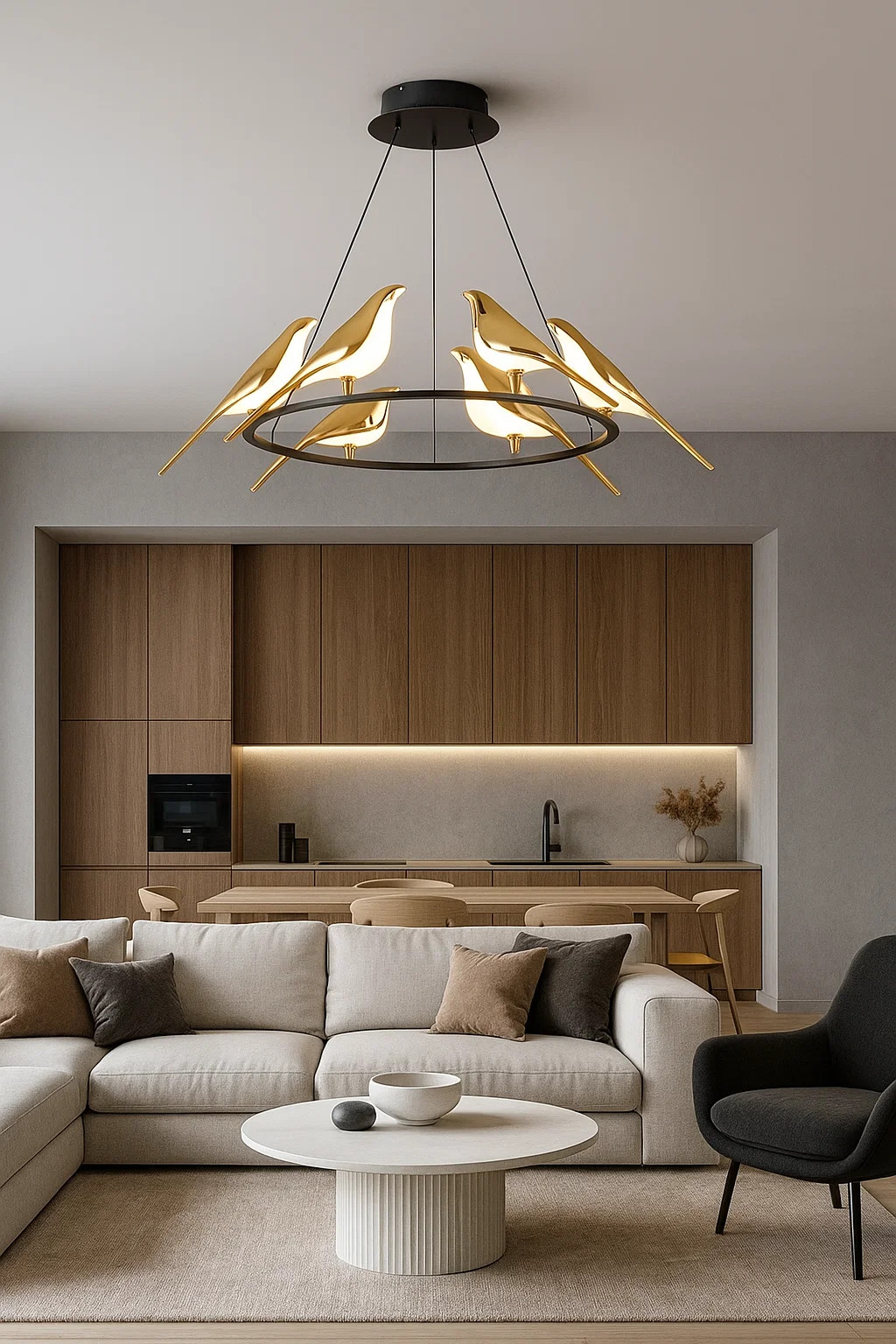 Pendant lamp Lind P6 Bird BL