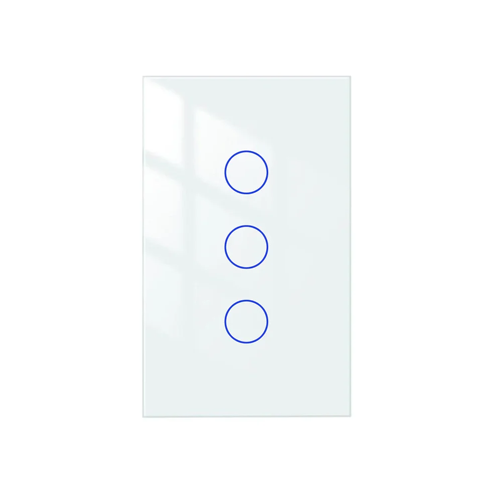 Wall Switch 3 Gang Zigbee Wifi WHT