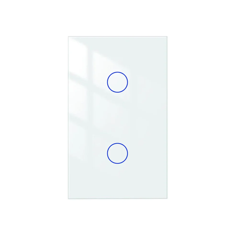 Wall Switch 2 Gang Decouplar Zigbee Wifi WHT