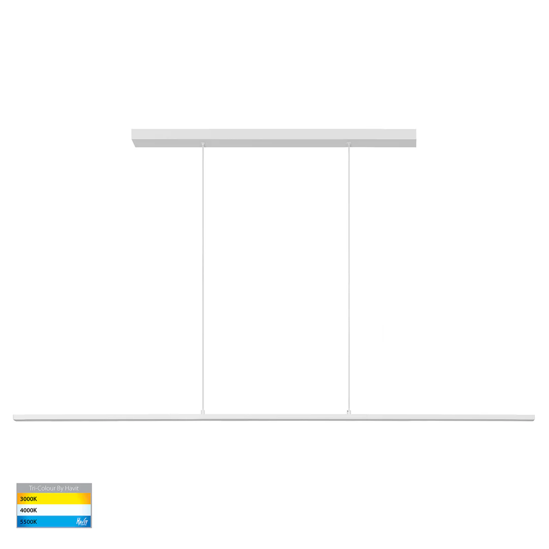 Pendant lamp Proline HV6006T-WHT L160 LED 50W 3CCT Dim