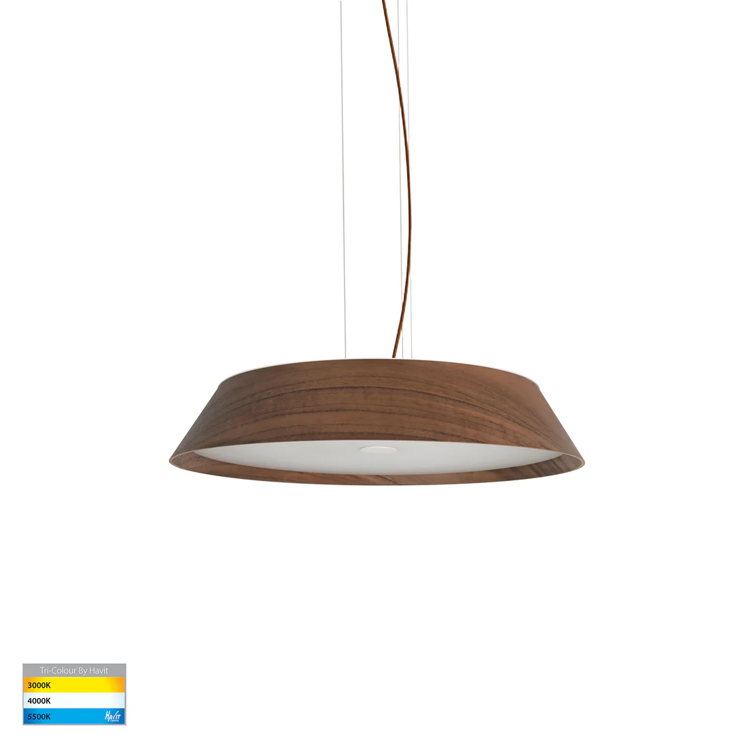 Pendant lamp Noyer 420mm Walnut Timber