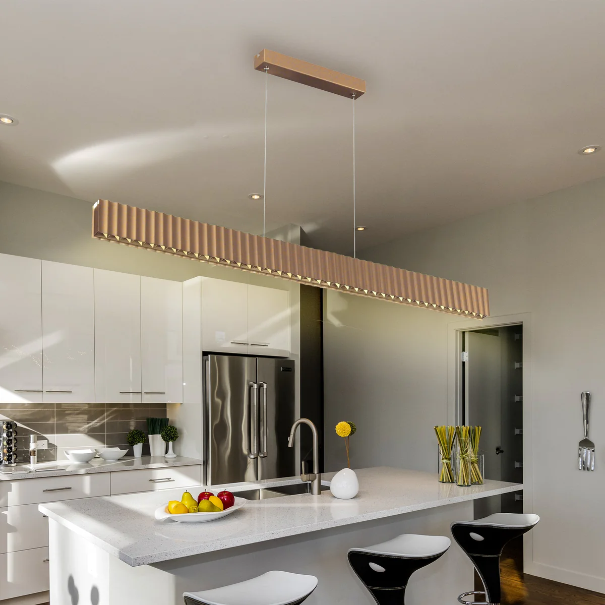 Pendant lamp Skyline LED 78W 4K L180 GD