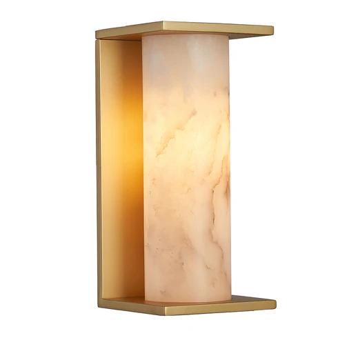 Wall light Aurelia Marble IP54 BRS