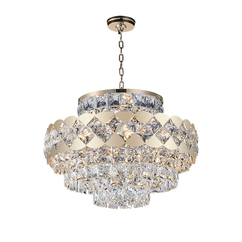 Pendant lamp Thea Crystal K9 D50 E14 GLD