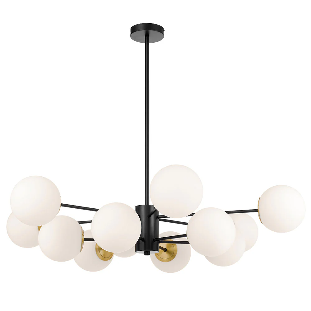 Pendant light MARSTEN 12 E27 BKO