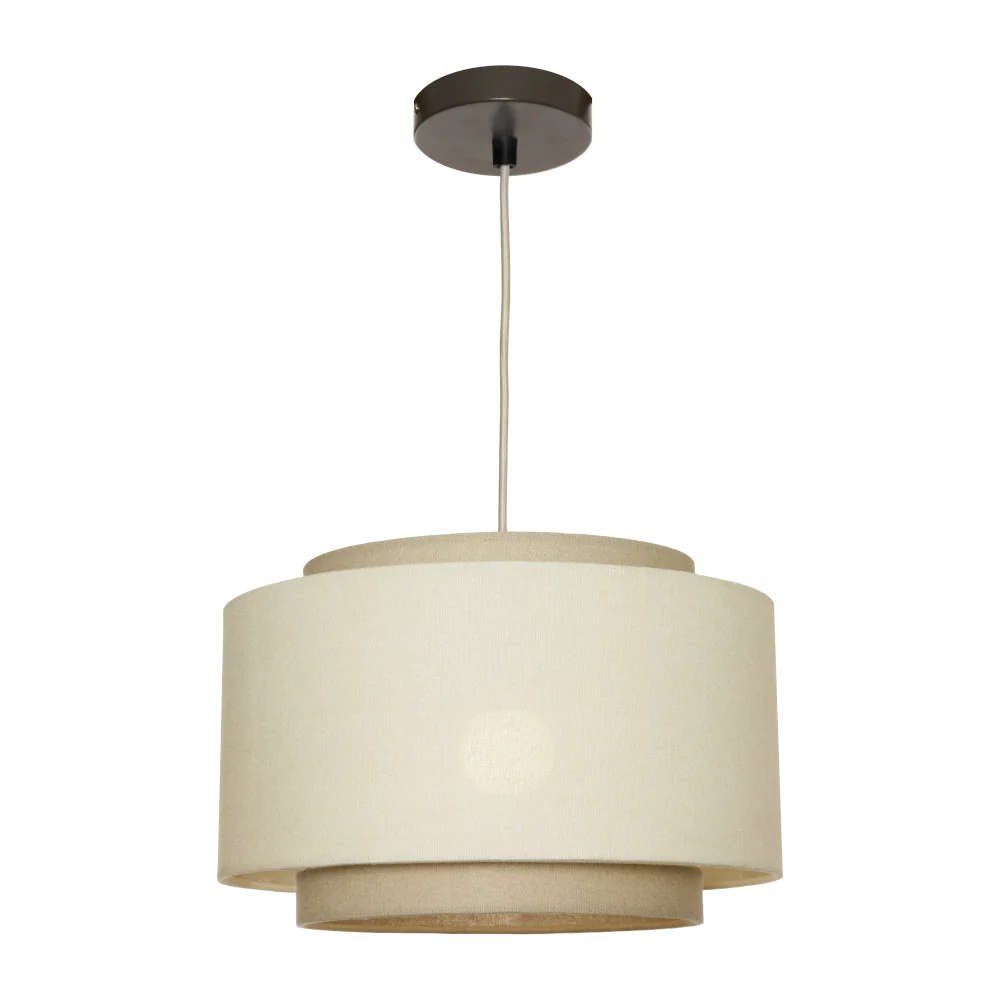 Pendant lamp Bern 1Lt Medium Beige