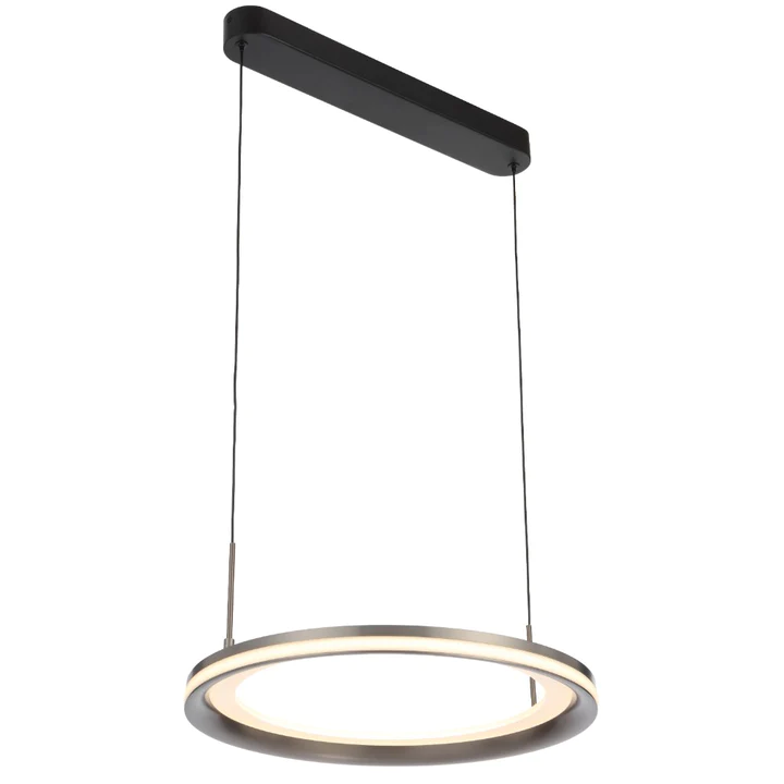 Pendant lamp FULCRUM 40CM 40w LED D400 3K DIM PEARL GREY