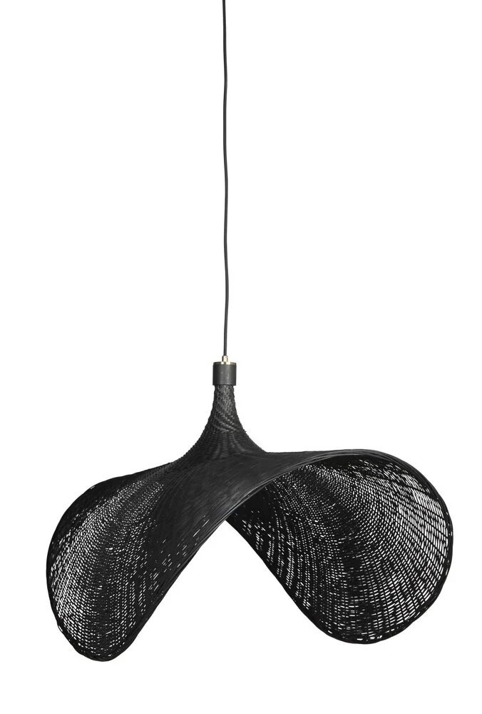 Single pendant ROSSANA-100 Black