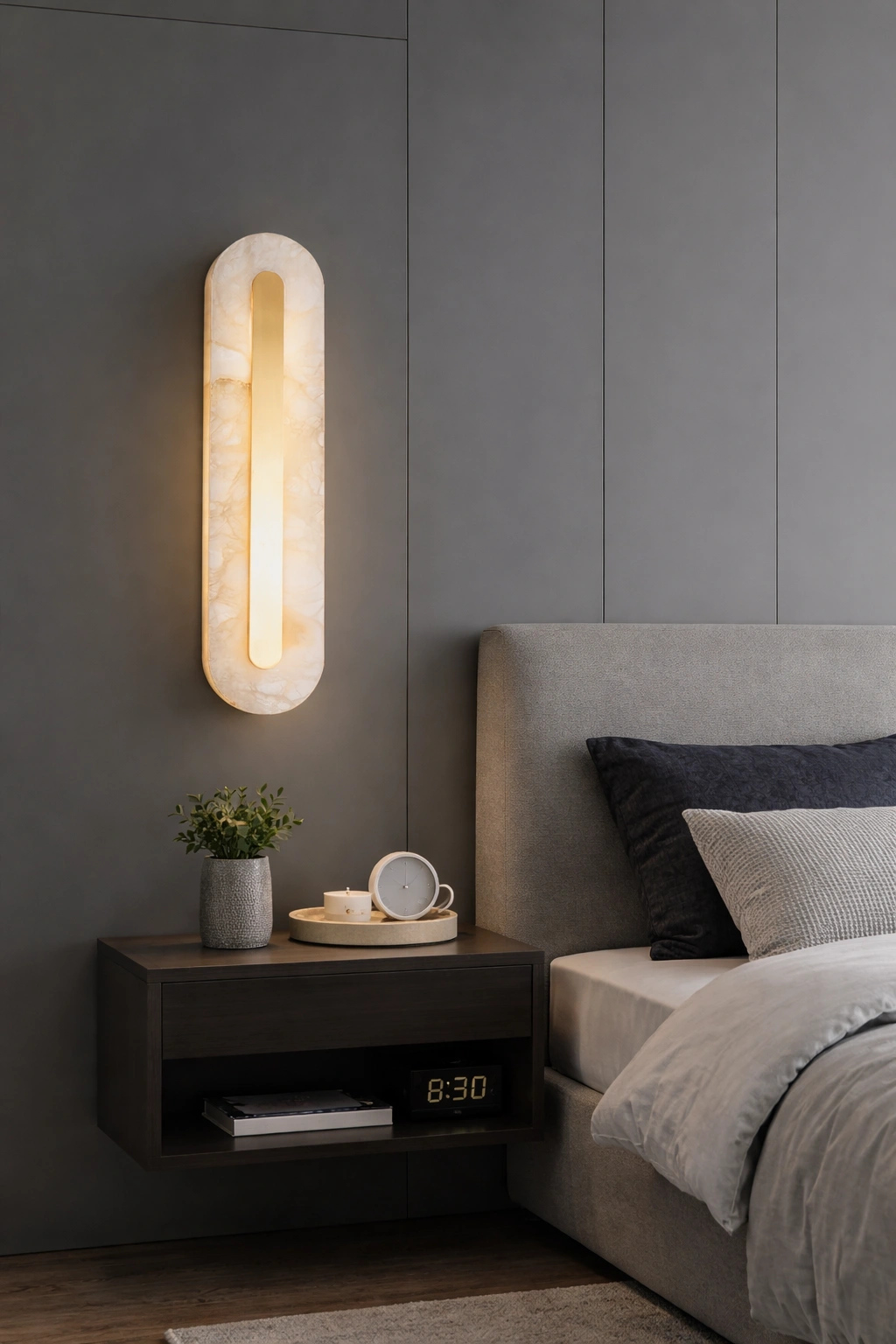 Wall light Mira Alabaster Spanish Marble LED 15W CCT BRS