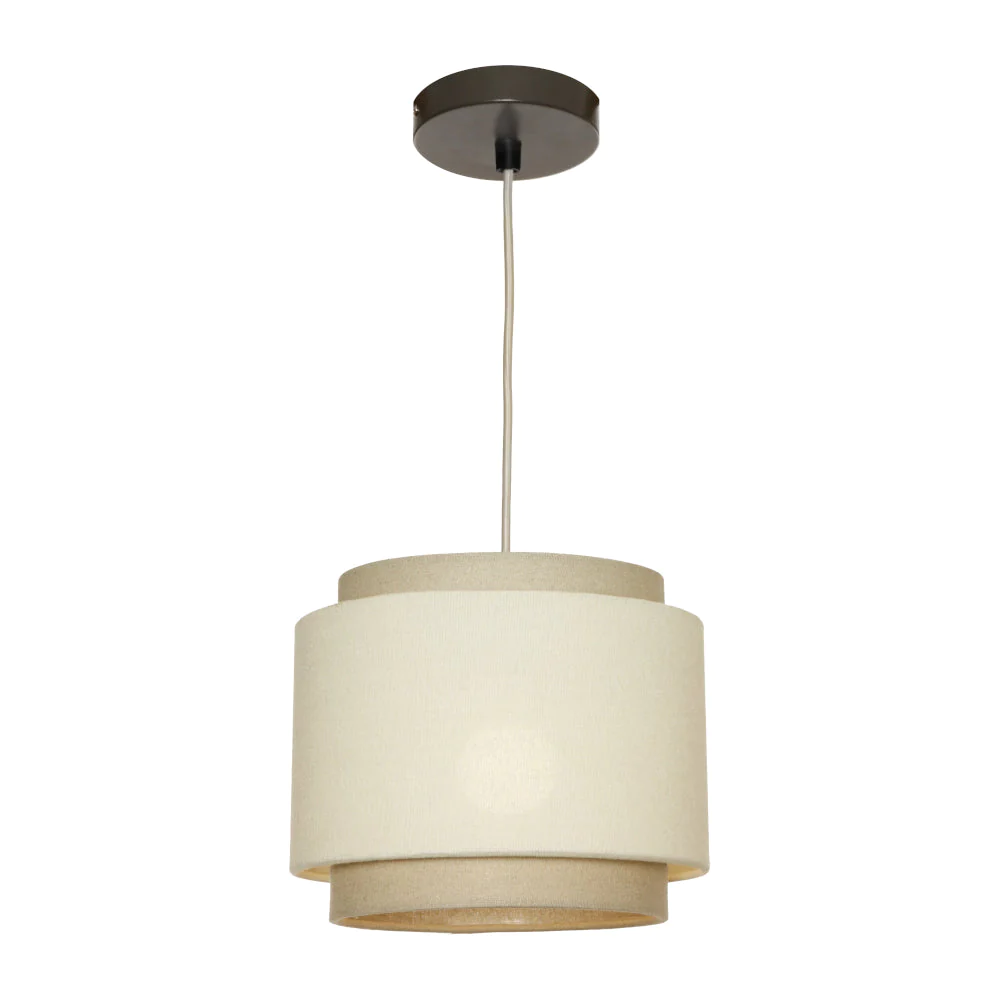 Pendant lamp Bern 1Lt Small Beige
