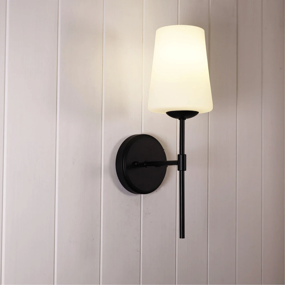 Wall light KINBURY E27 BLK