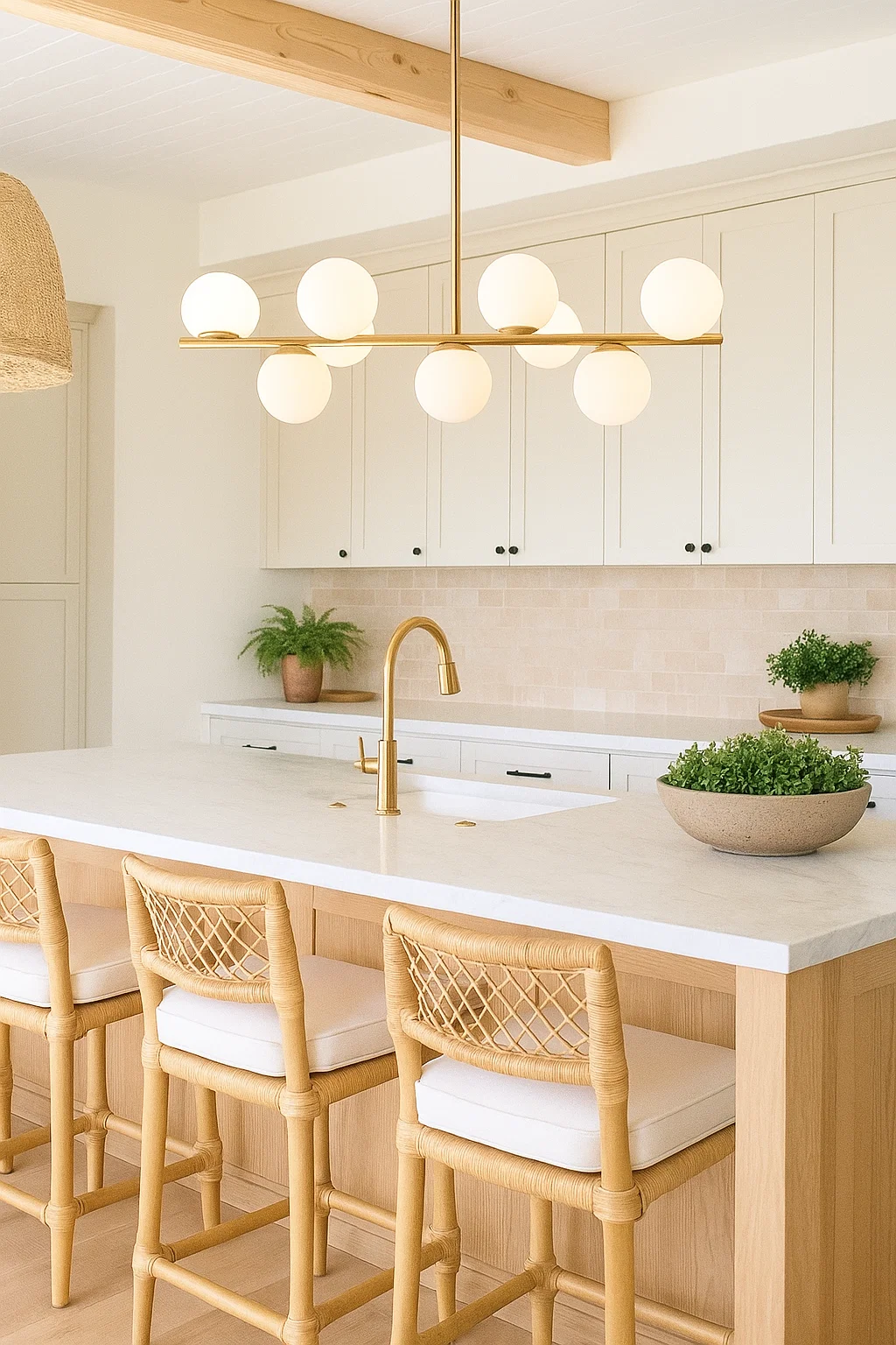 Pendant lamp Charmaine S7 G9 BRS