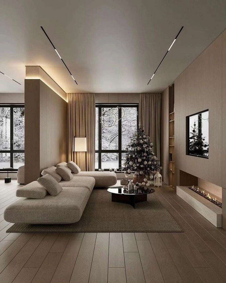 Recessed track set Edge 8M 4lt LED 60W BLK