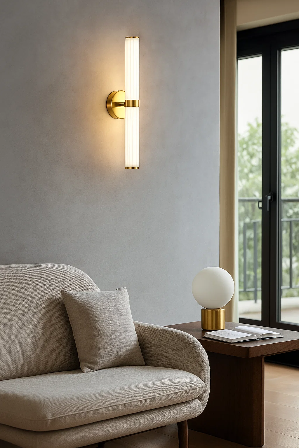 Wall light Sassy LED 8W 3CCT BRS