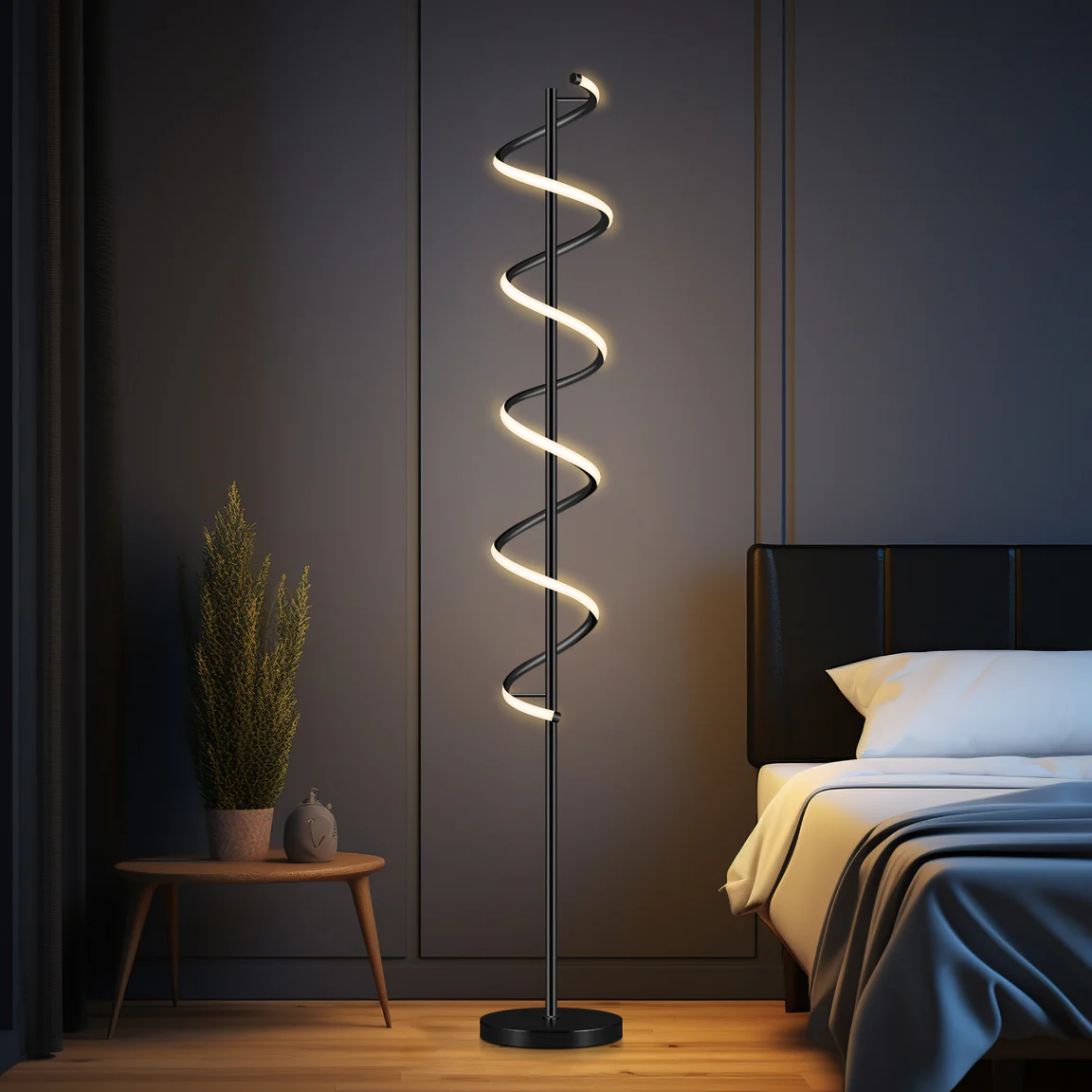 Floor Lamp Cirrhi LED BLK