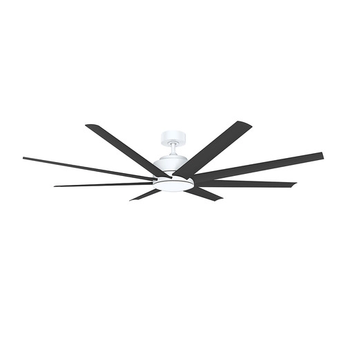 Ceiling Fan Titanic 60 DC 8 blade High Airflow WHT-BLK