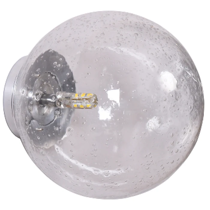 Wall lamp Ava Dimple G9 IP65 CLR BRS