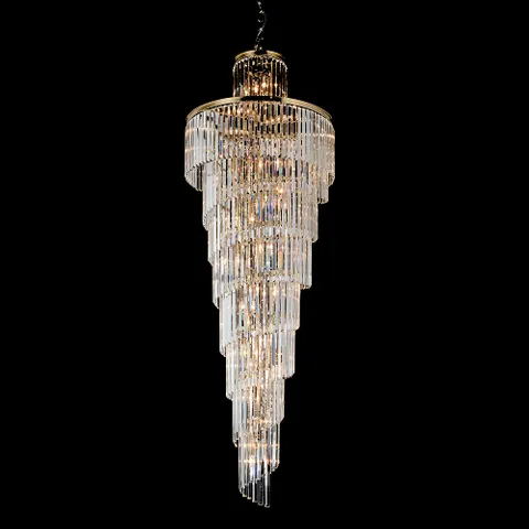 Pendant lamp Chanel L High Quality K9 Crystal 35xE14 D700 GD