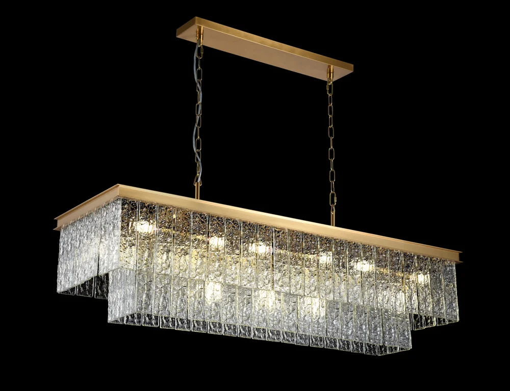 Chandelier PALAZZO-17L Brushed Brass