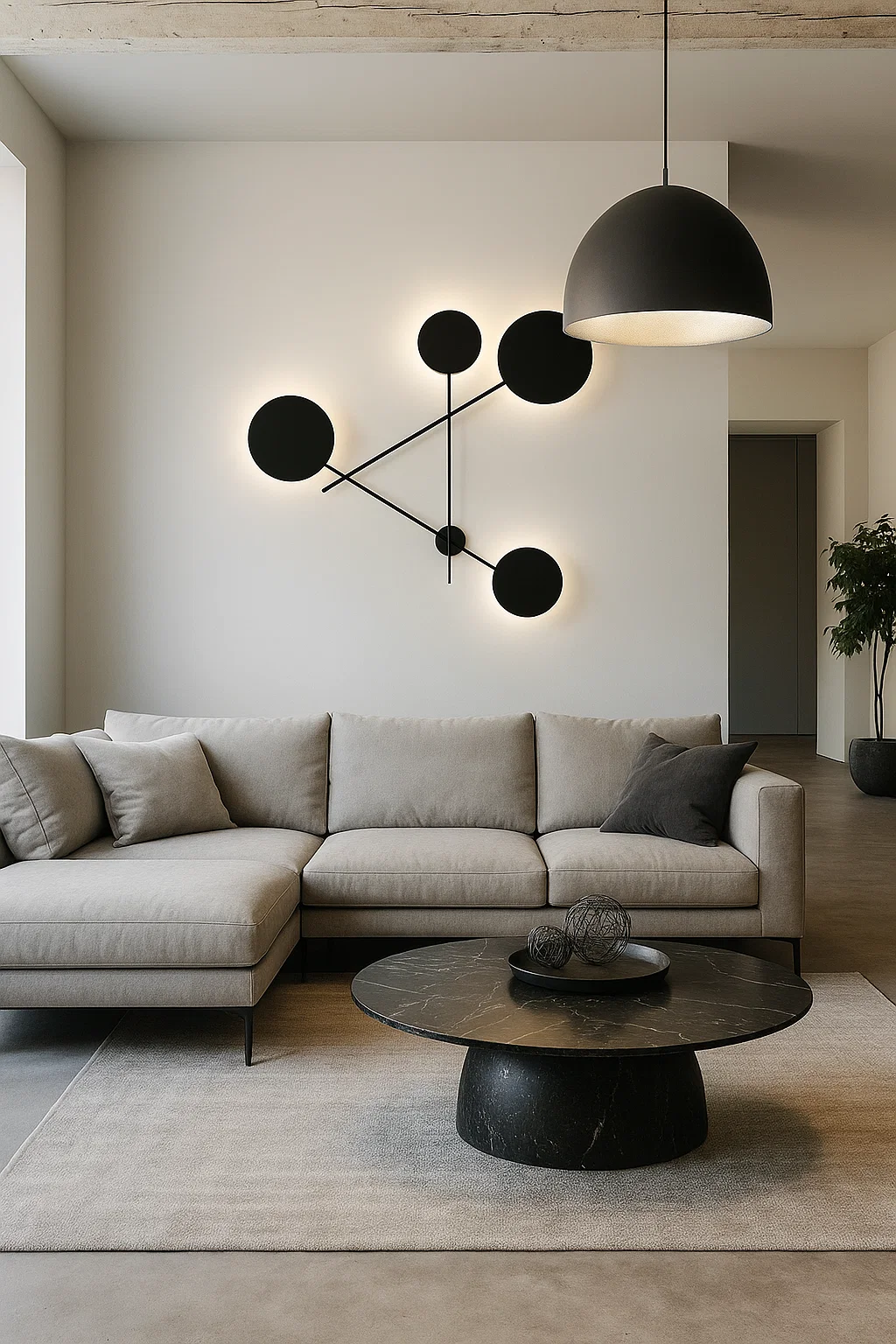 Wall lamp Triangulum W4 BL