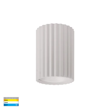 Surface downlight HV5851S-WHT Nella 3CCT LED 7W IP65 240V