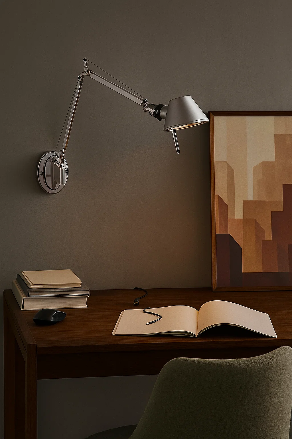 Wall lamp Pico W1 SL with In-Line Switch Flex and Plug DIY