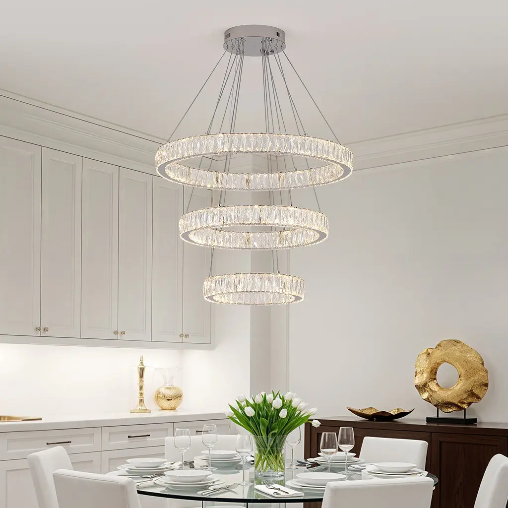 Pendant lamp FLORENCE 3 Rings LED 80W CH