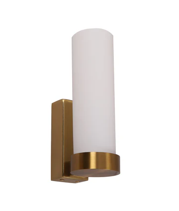 Wall light Vara 7 Opal Glass Brass E27