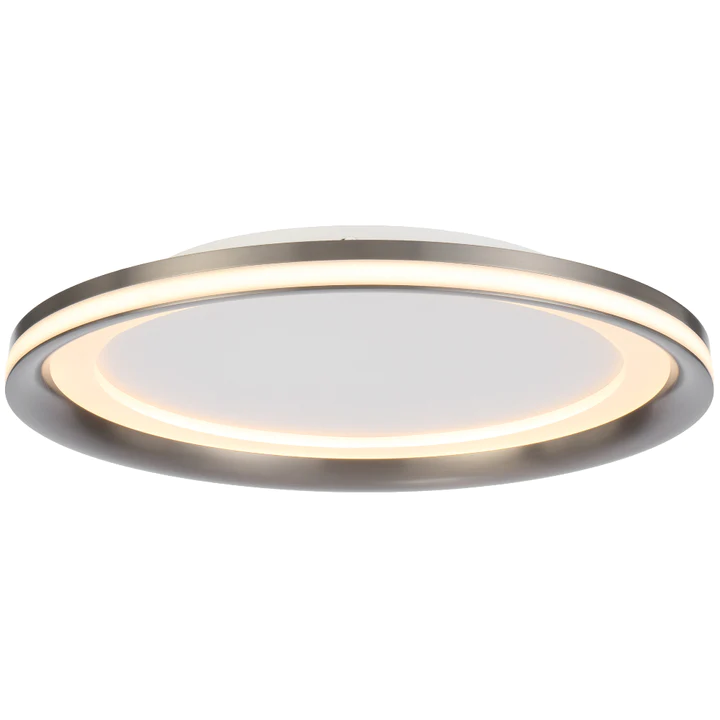 Ceiling light FULCRUM 40CM 40w LED 3K DIM PEARL GREY