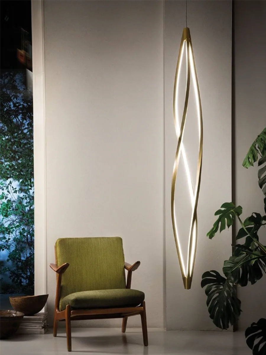 Pendant lamp Spear 1L Gold 3000K