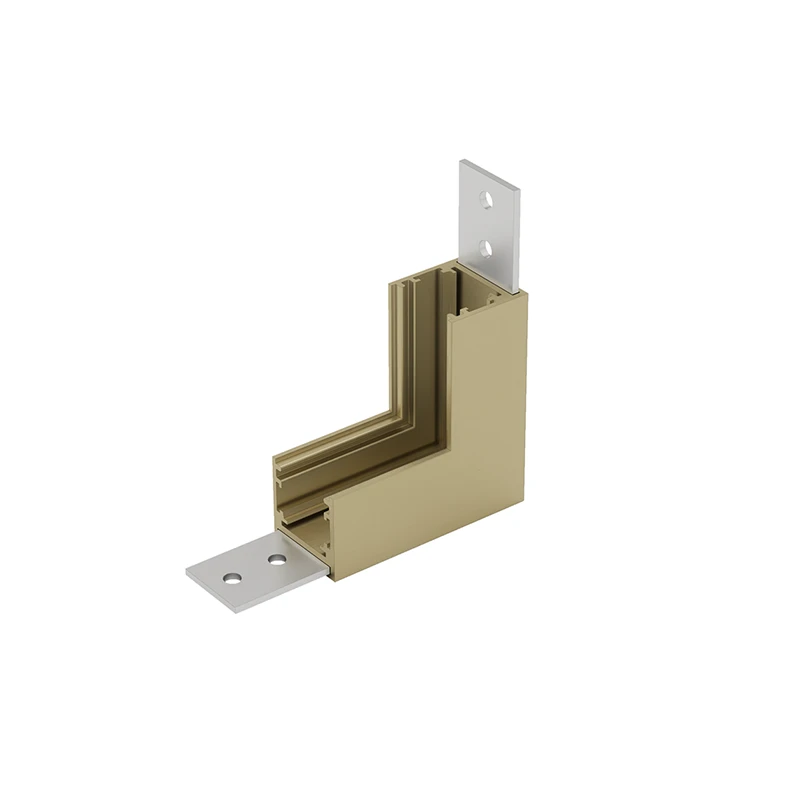 Surface track MUSE vertical corner 48V Brass