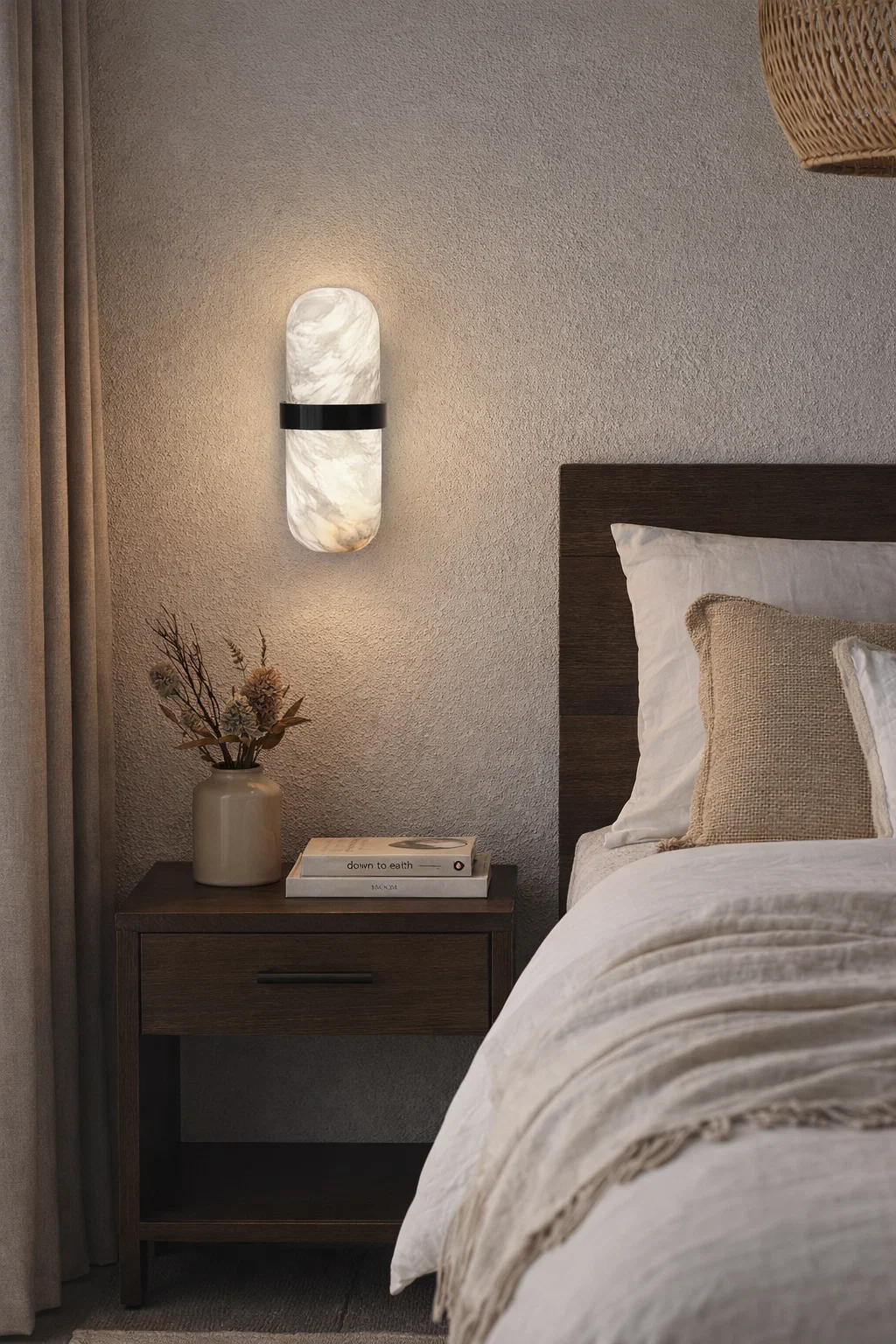 Wall light Andorra W1 Alabaster Spanish Marble LED 5W BL