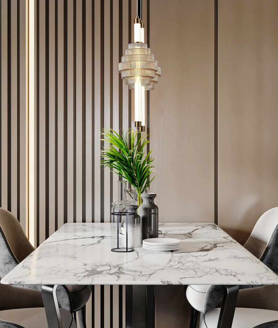 Pendant lamp WAND 1 LED 3CCT 5W D145 AMB