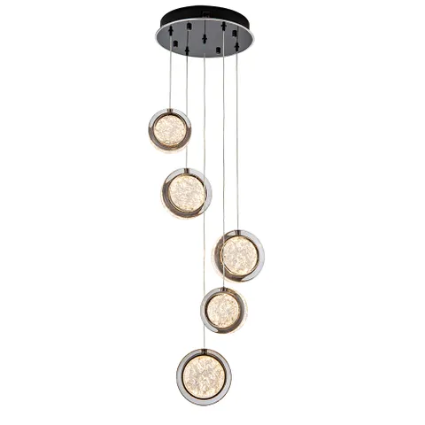 Pendant light Yoyo-5 LED 50W 3CCT BLK