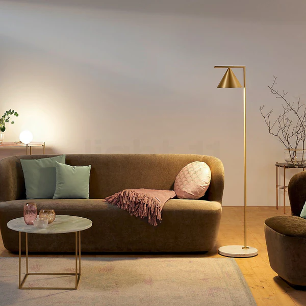 Floor lamp Vision E27 H165 GLD