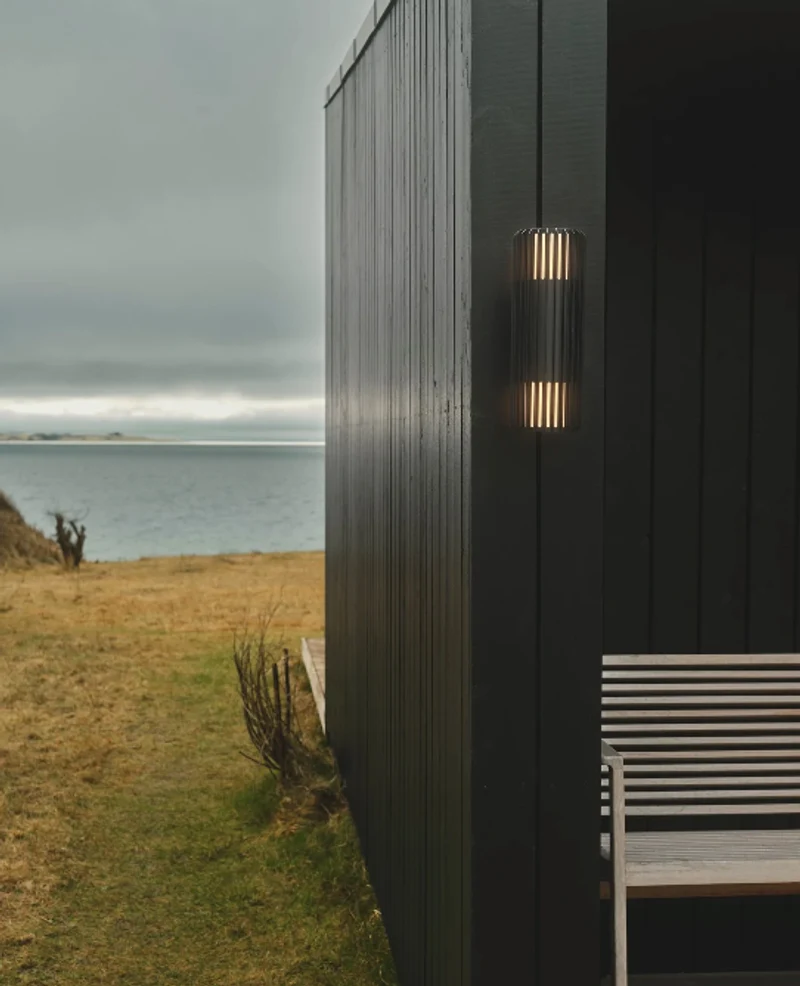 Wall light Aludra double E27 BLK