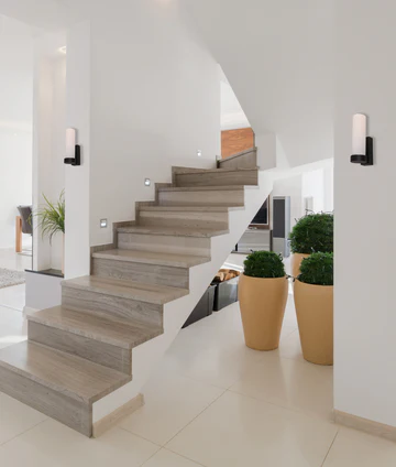 Wall light Vara 5 Opal Glass Black E27