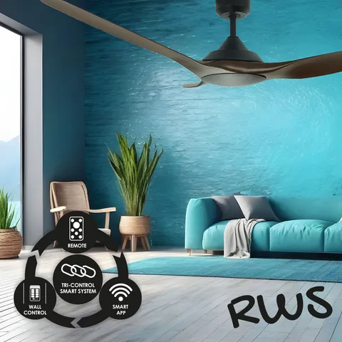 Ceiling Fan Raven RWS 52 High Airflow WIFI WAL