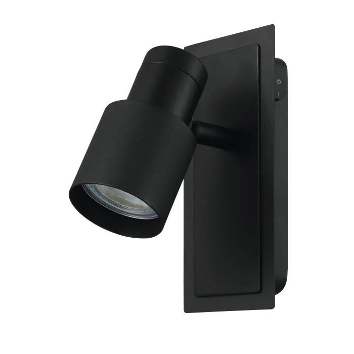 Wall light DAVIDA 2 1X5W GU10 4000K BLK