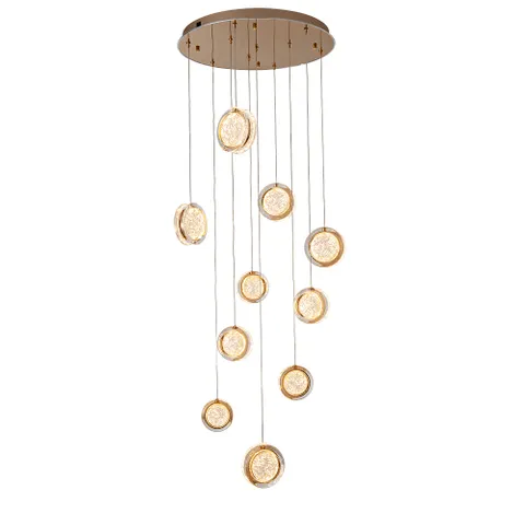 Pendant light Yoyo-10 LED 90W 3CCT GLD