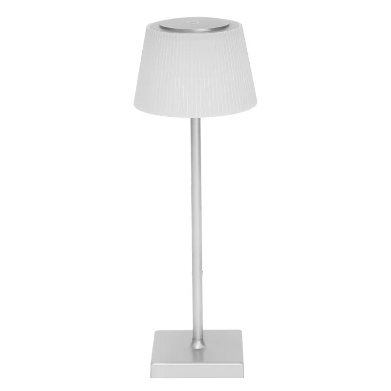 Table lamp Tate Rechargeable Touch Silver