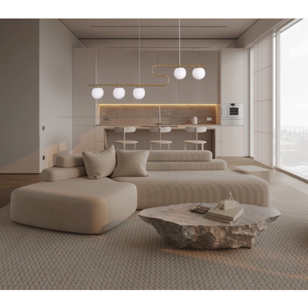 Pendant lamp Clarion G9 L120 BRS